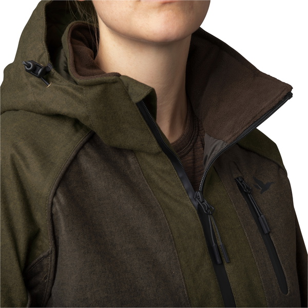 Seeland Womens Avail Aya Insulated Jacket 10022064 - Pine Green / Demitasse Brown